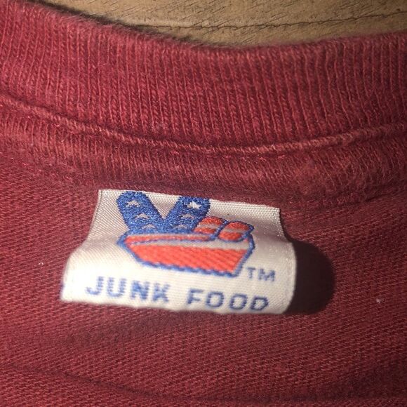 I Get By with a Little Help From My Friends Long Sleeve Cotton TShirt Junk Food - Picture 6 of 17